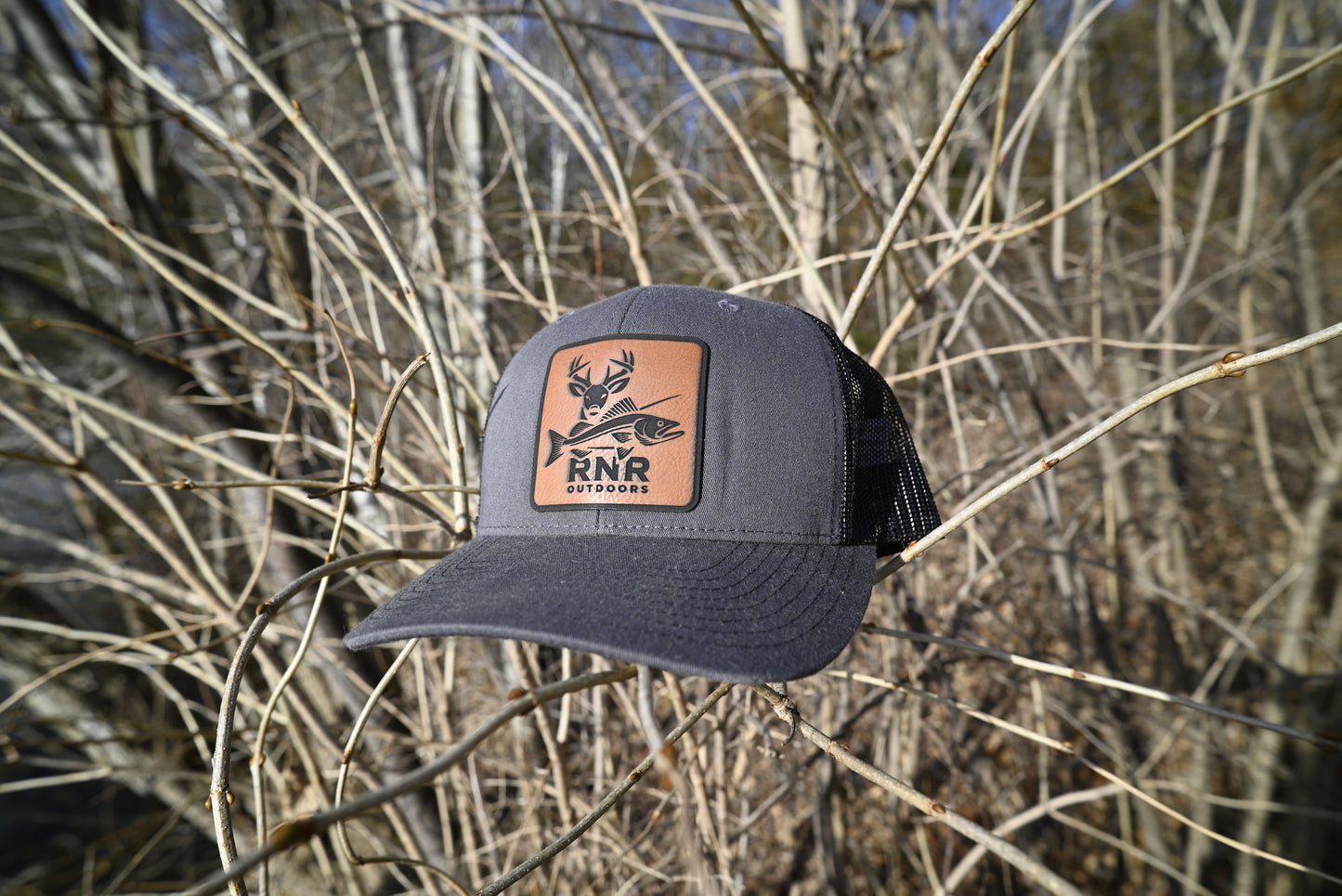RnR Outdoors Hat Brown Patch