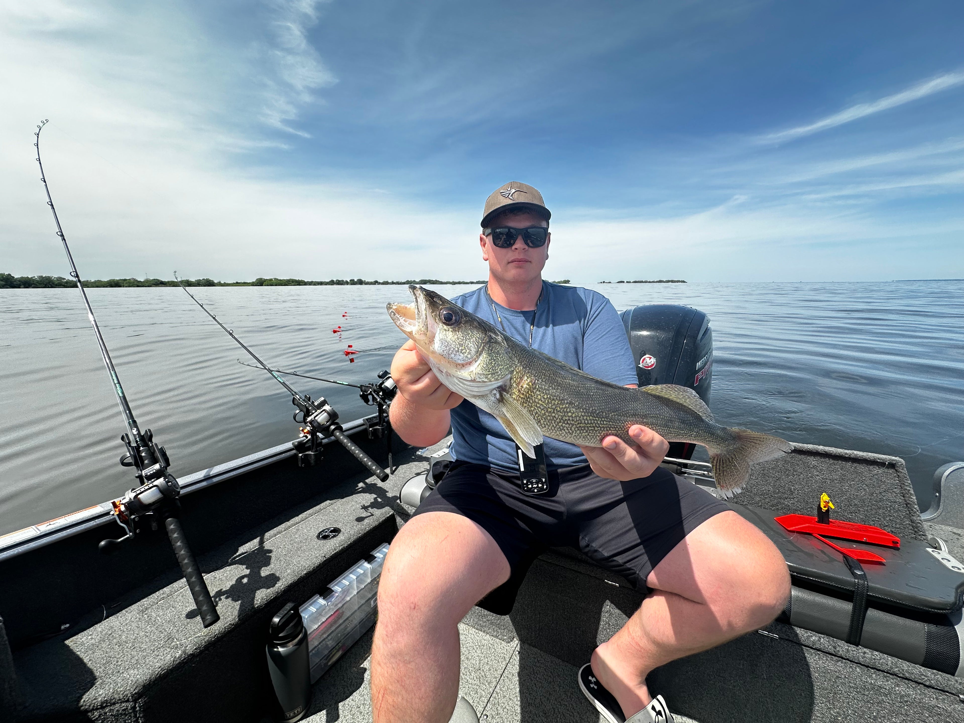 Load video: On today’s episode, we tried something new and decided to check out lake Winnebago in search of some walleye spots to prep for a future tournament! The whole day we trolled flicker shads and had consistent action throughout the day and caught 20 walleye with a few nice ones in between and successfully completed our two man limit! Enjoy!
